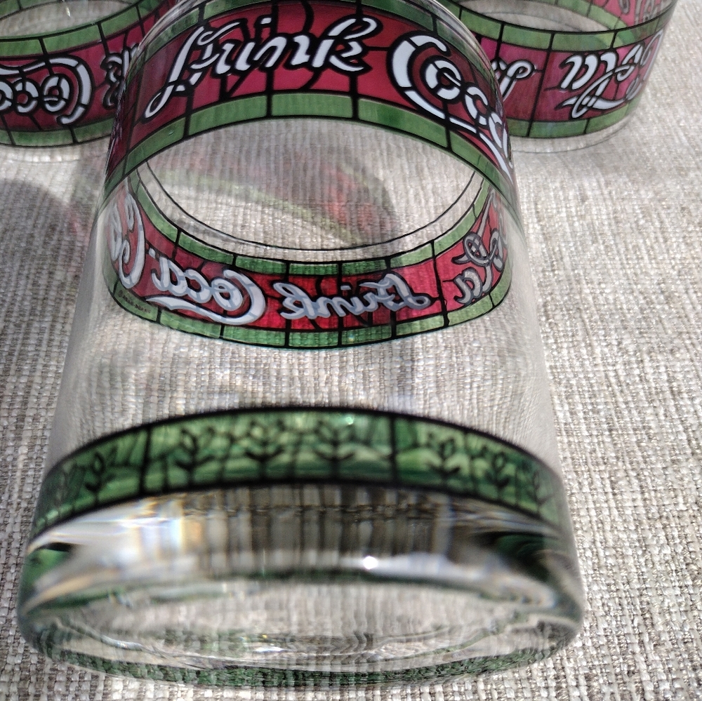 Vintage Coca-Cola Glasses Set Of 4 - Picture 4 of 9